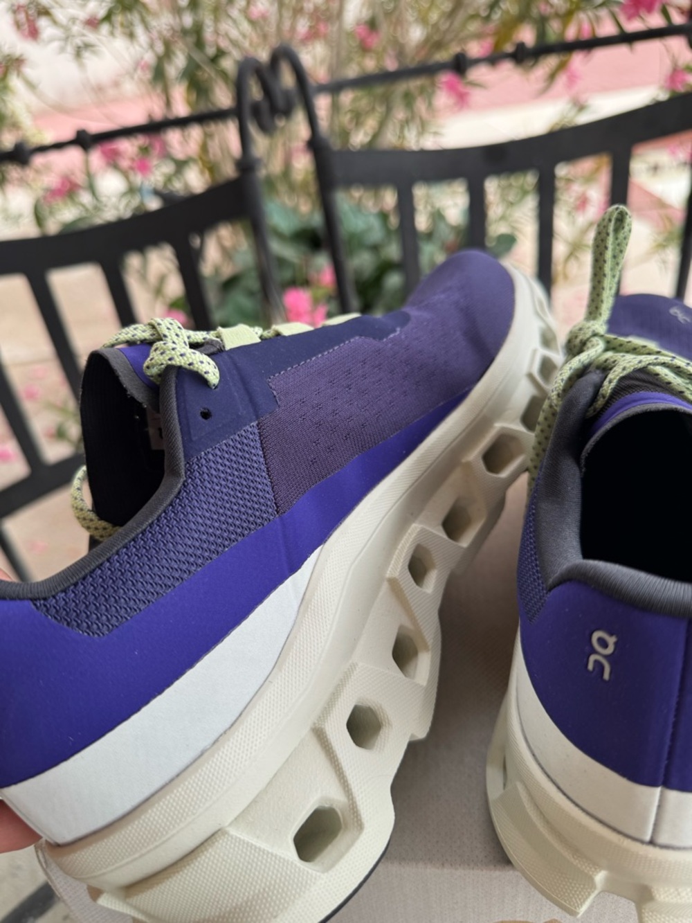 On Cloudmonster Men’s Sneakers in Acai/Aloe - Size 9 - Picture 5 of 8